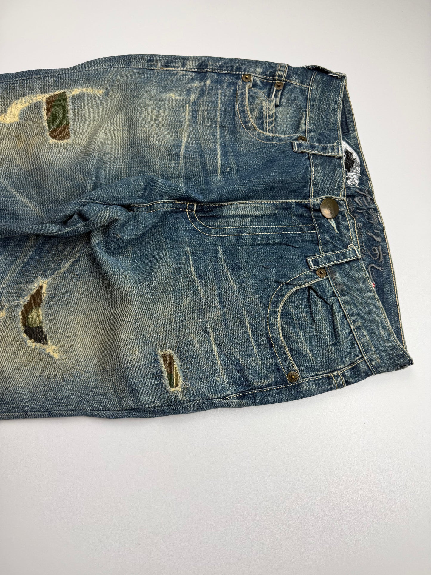 Japan Style Straight Fit Jeans(S)