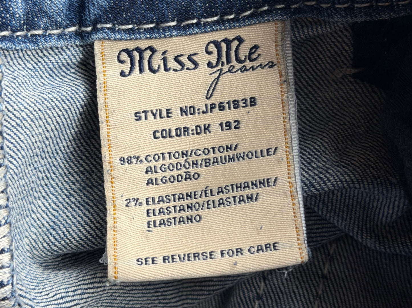 Miss me2000s Flared/Bootcut Low Rise Jeans(M)