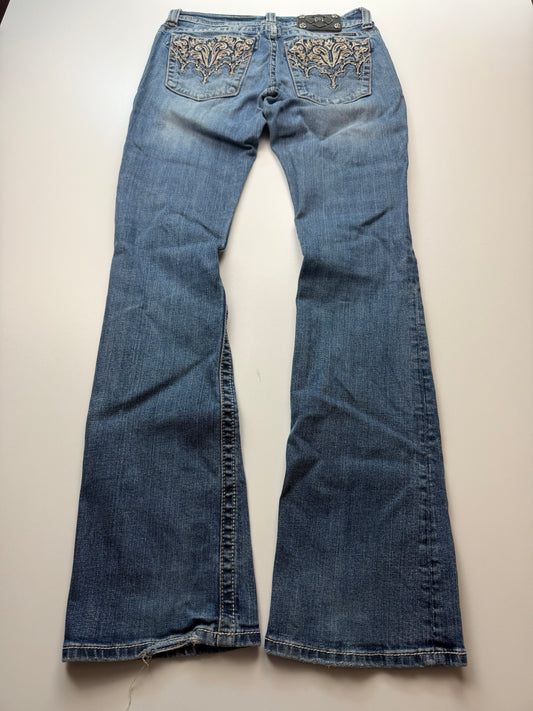 Miss me2000s Flared/Bootcut Low Rise Jeans(S)