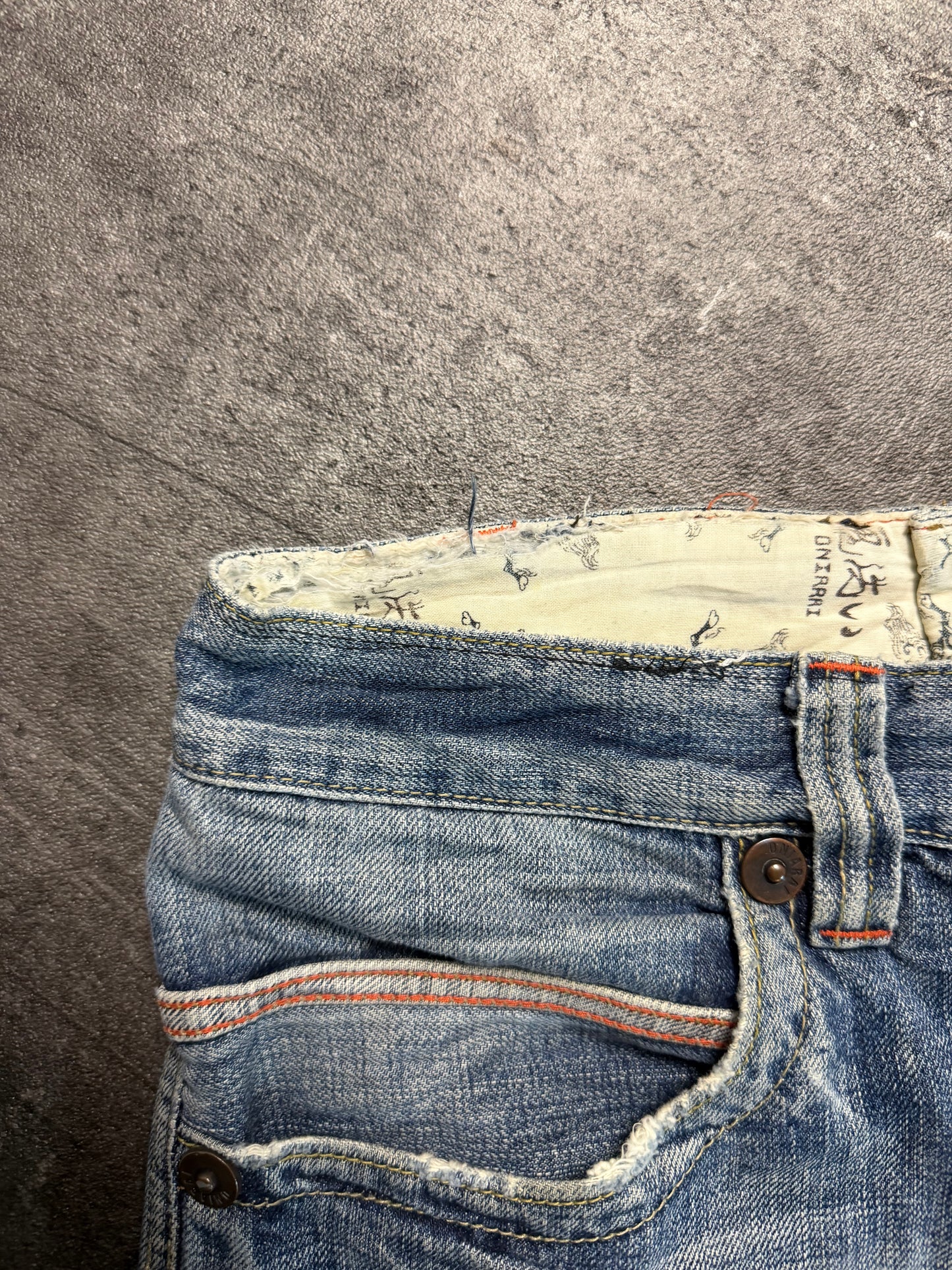 CRAZY WASHED JAPANESE DENIM(L)