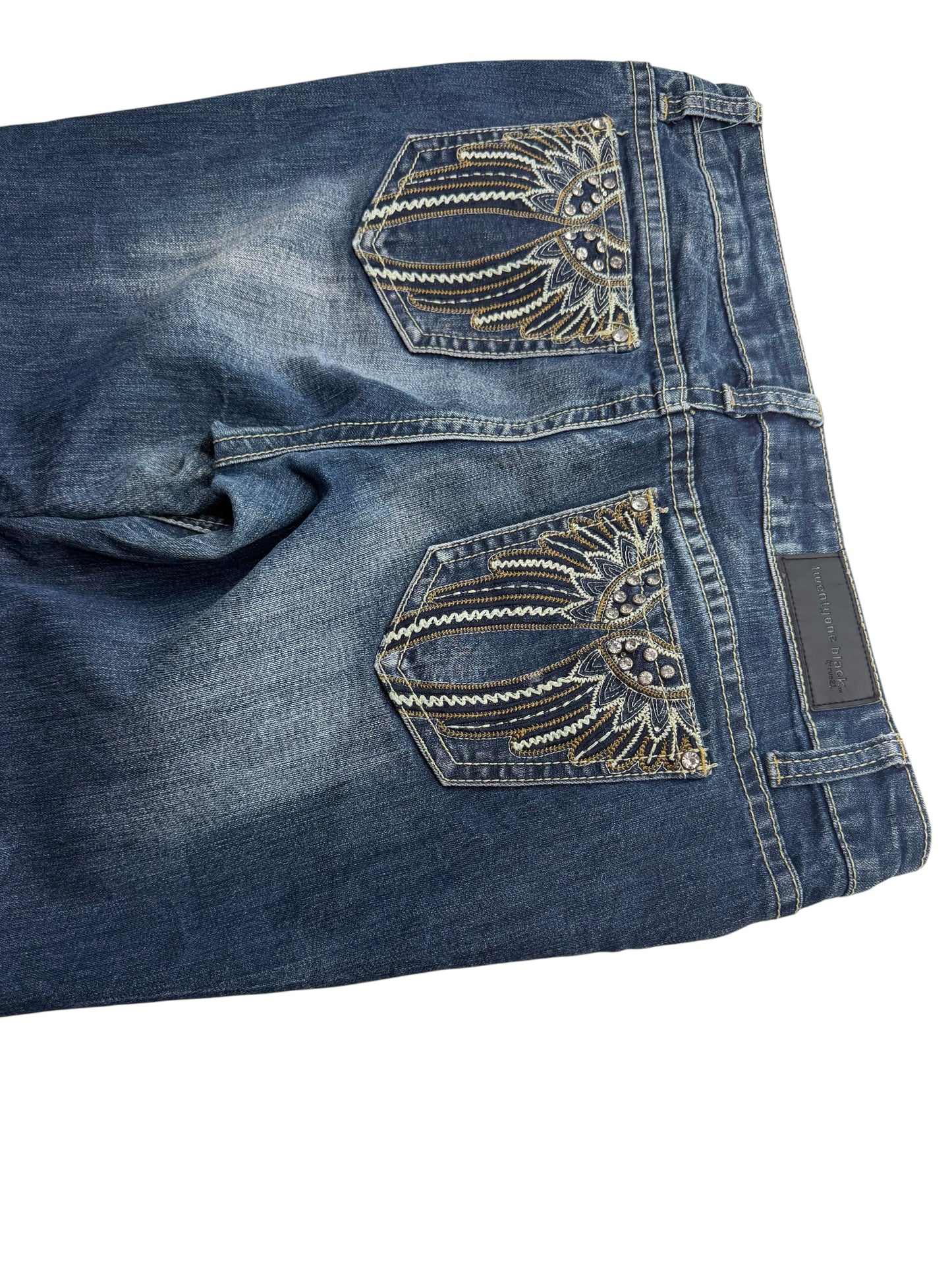 2000s Flared/Bootcut Y2K Jeans (L)