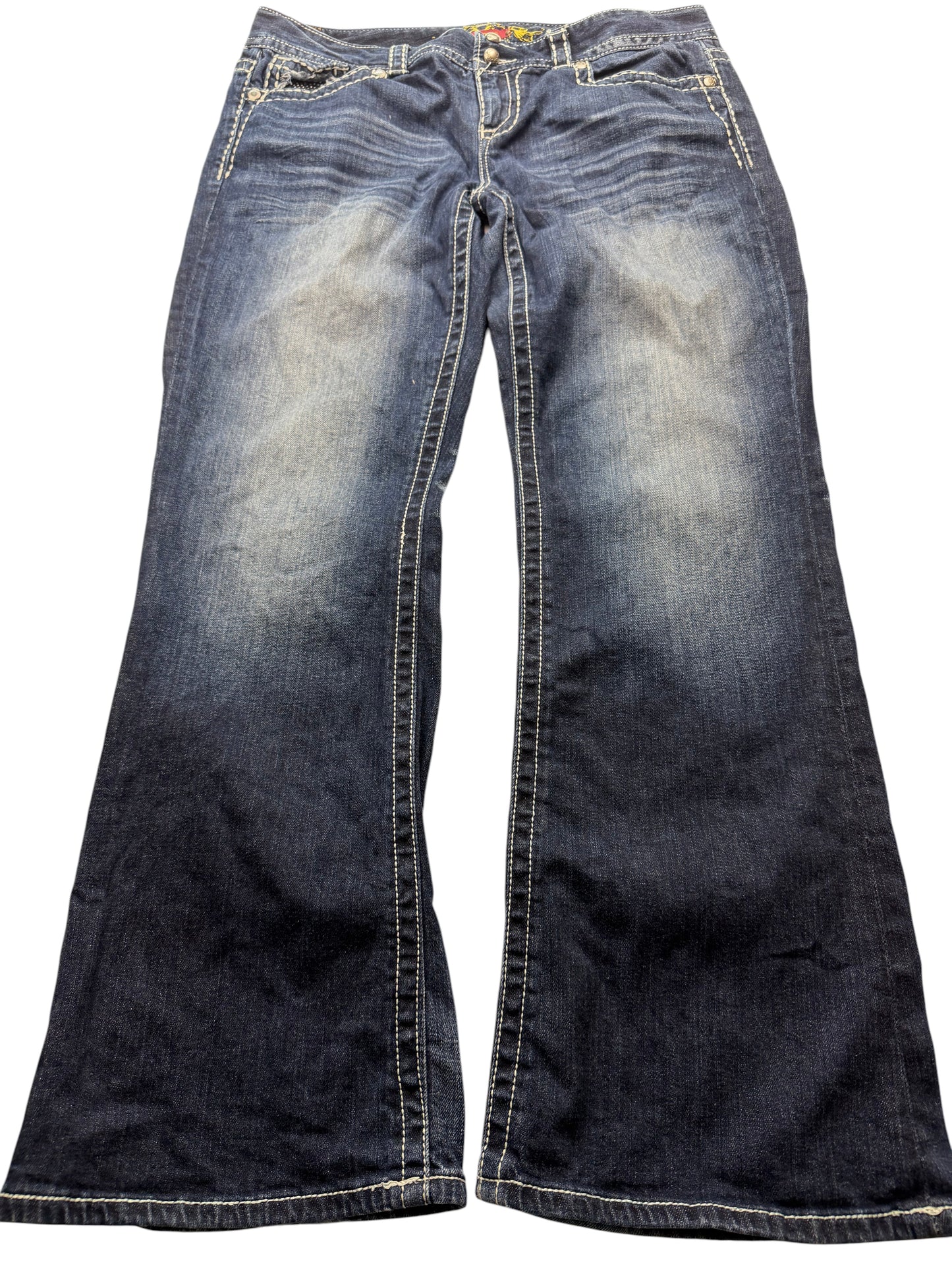 2000s Flared/Bootcut Y2K Jeans (L)