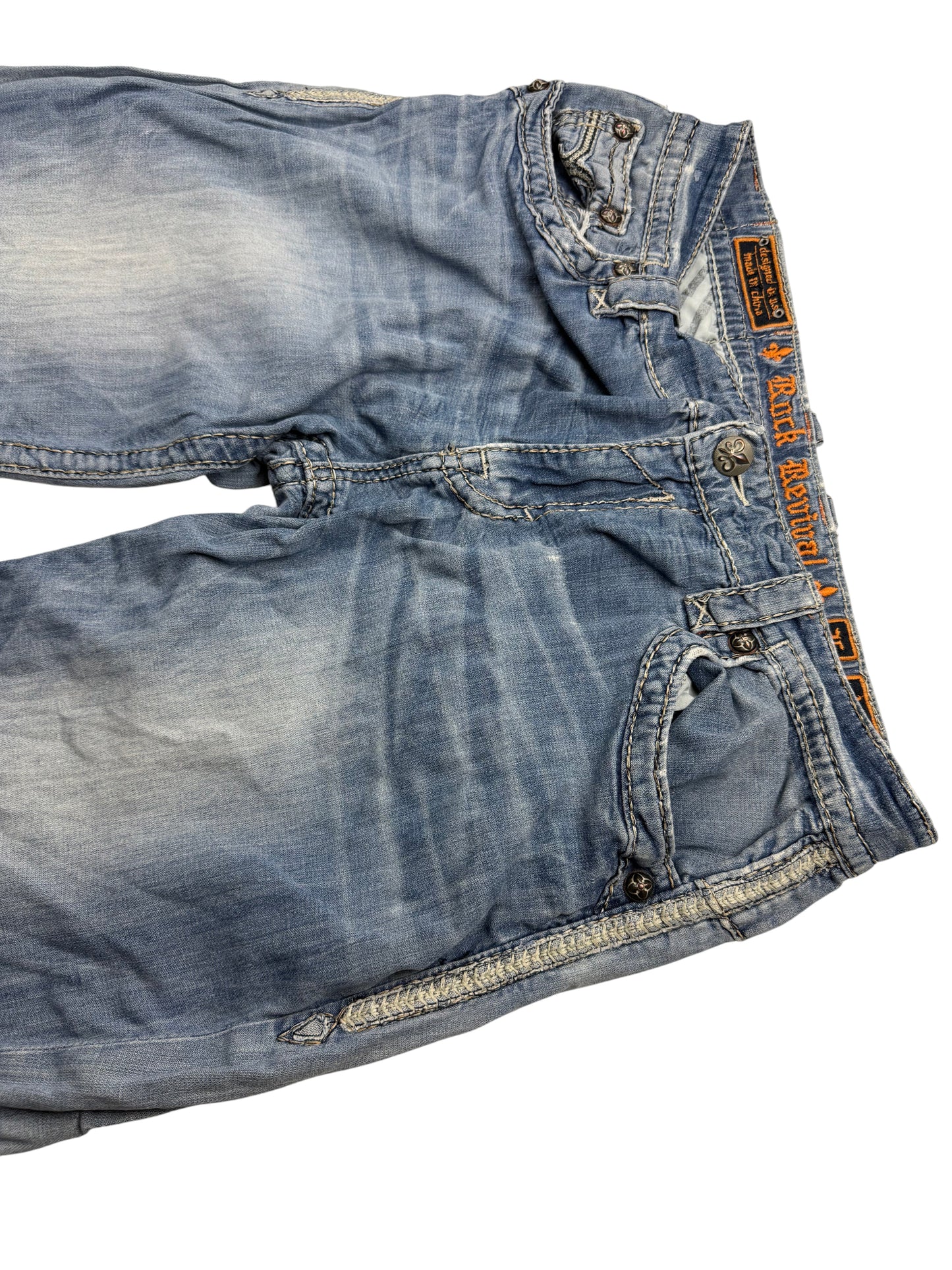 Rock Revival Straight Fit Jeans(L)