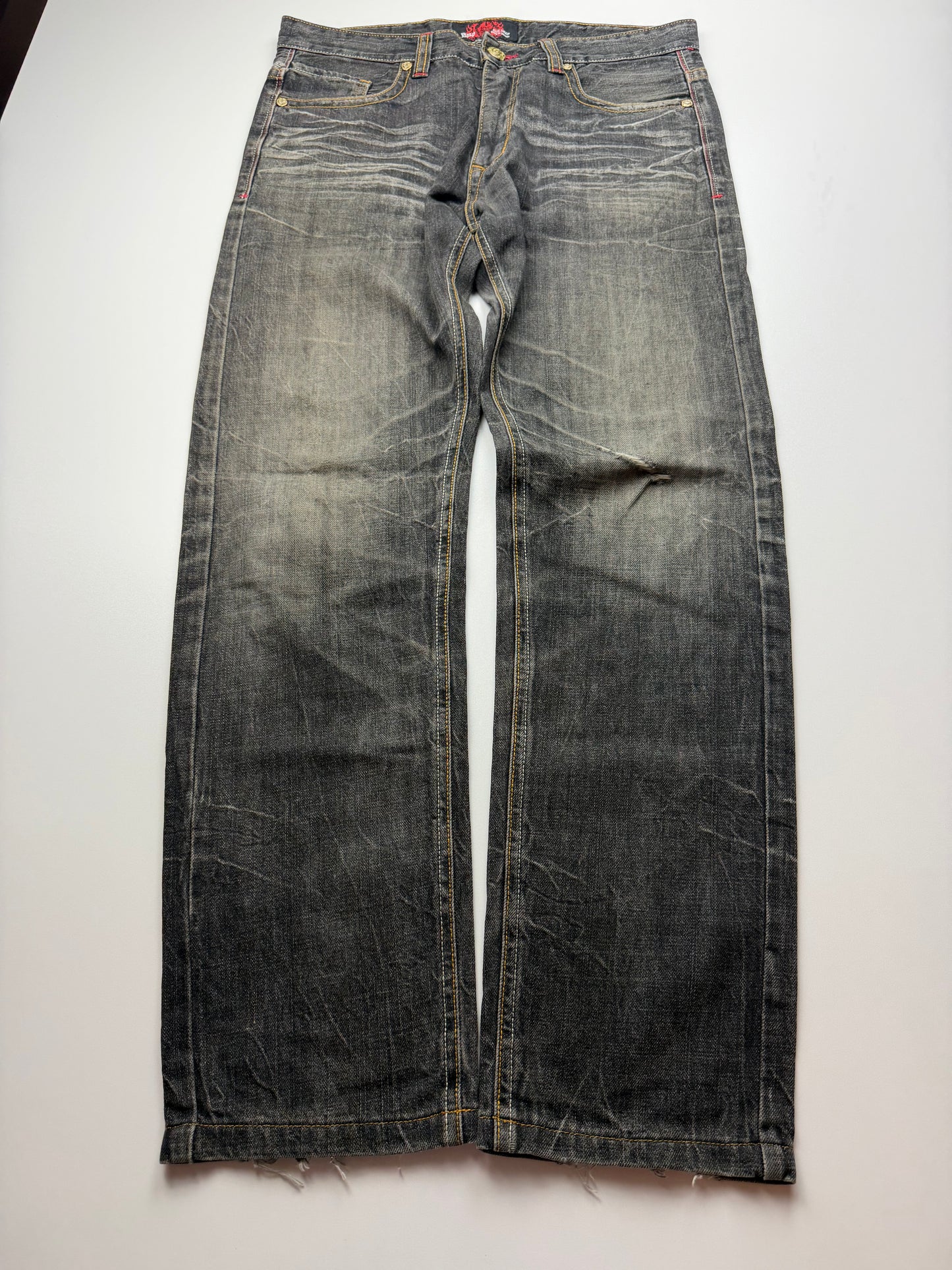 Japanese Style Straight Fit Jeans (M)