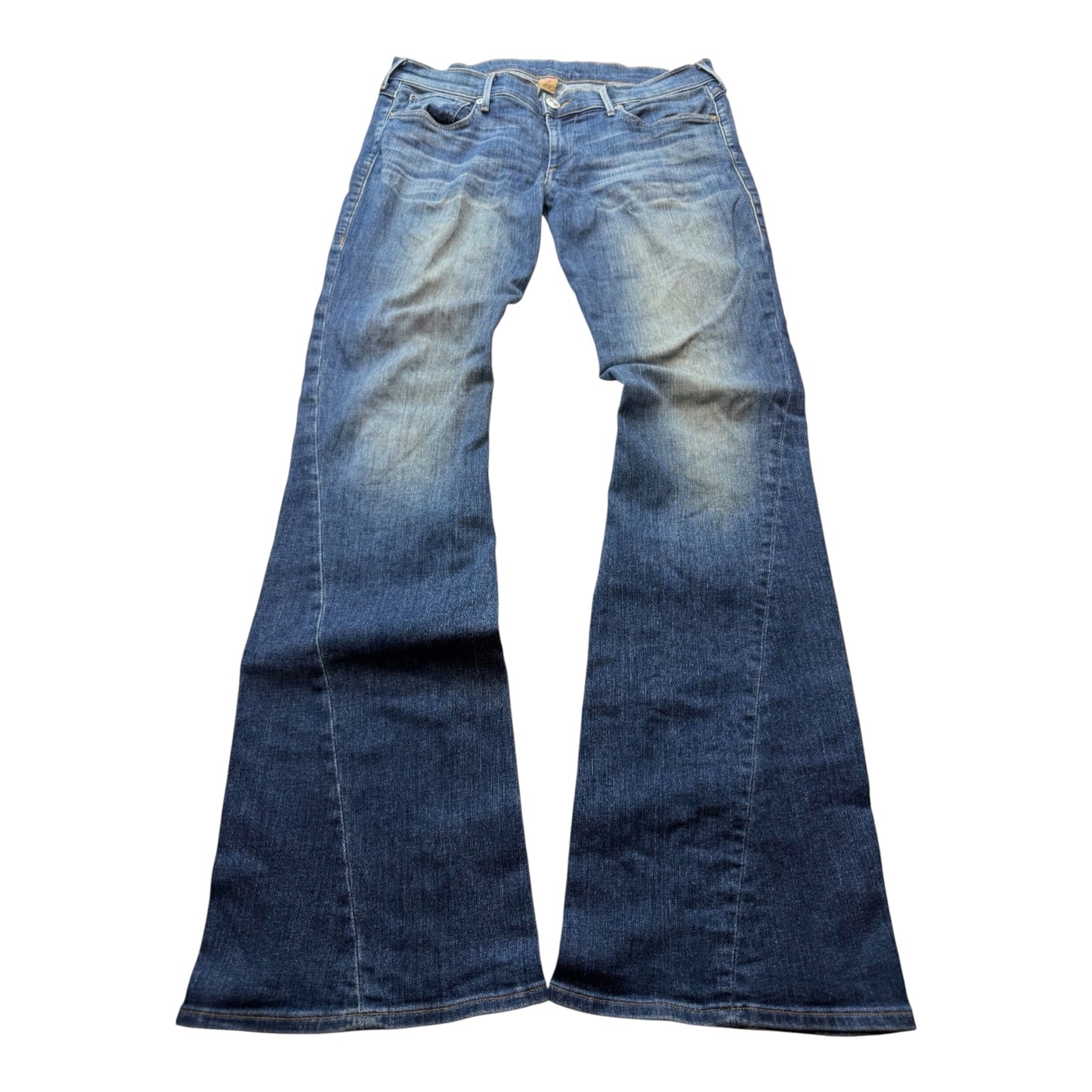 True Religion Flared/Bootcut Low Rise Jeans (M)
