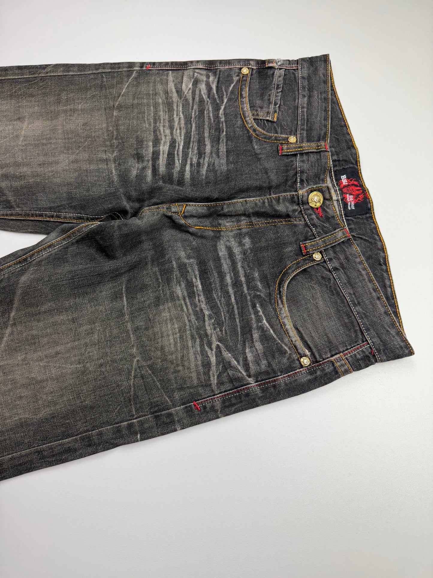Japanese Style Straight Fit Jeans (M)