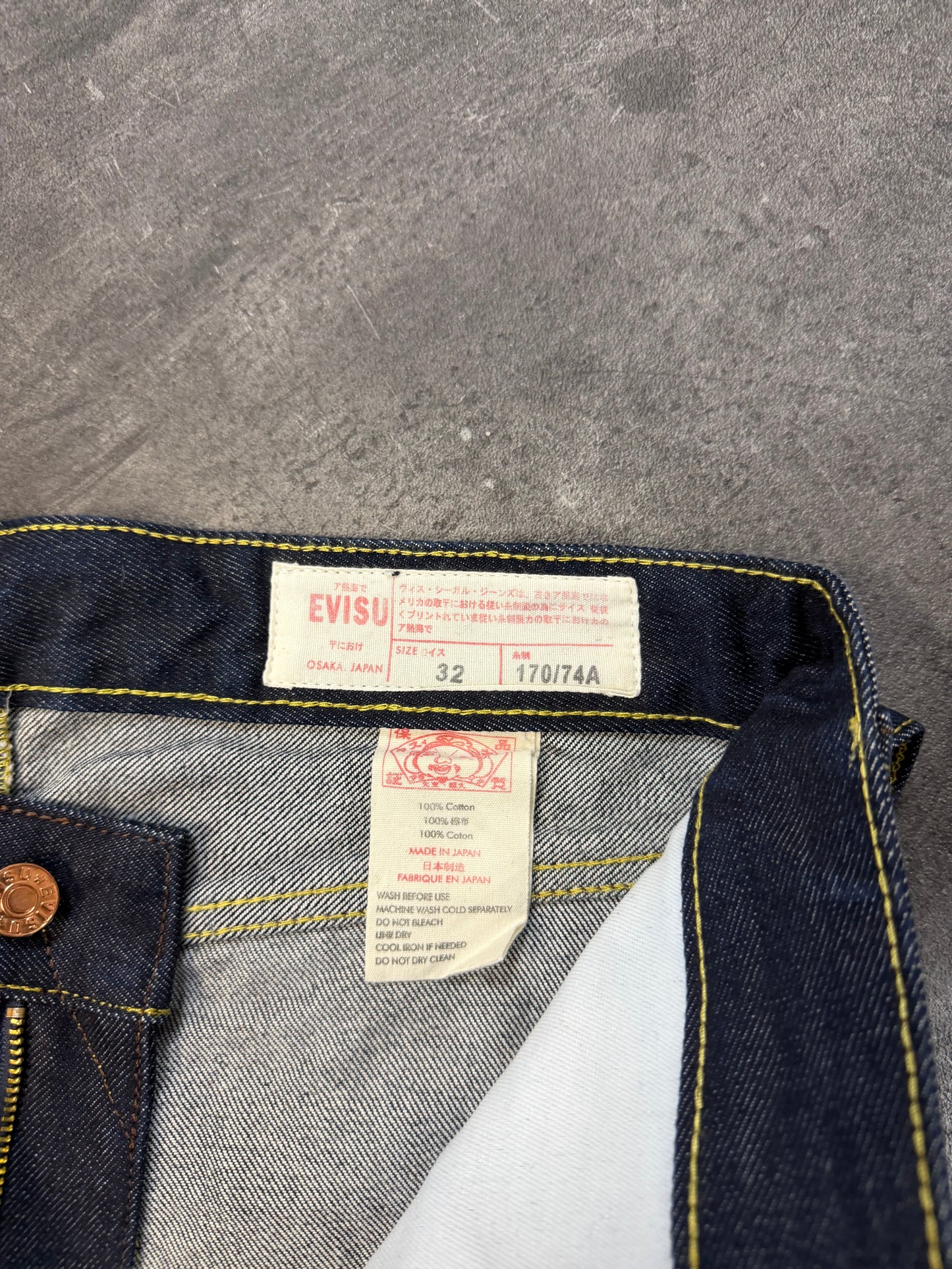 Reworked Evisu Straight Fit Jeans (M)