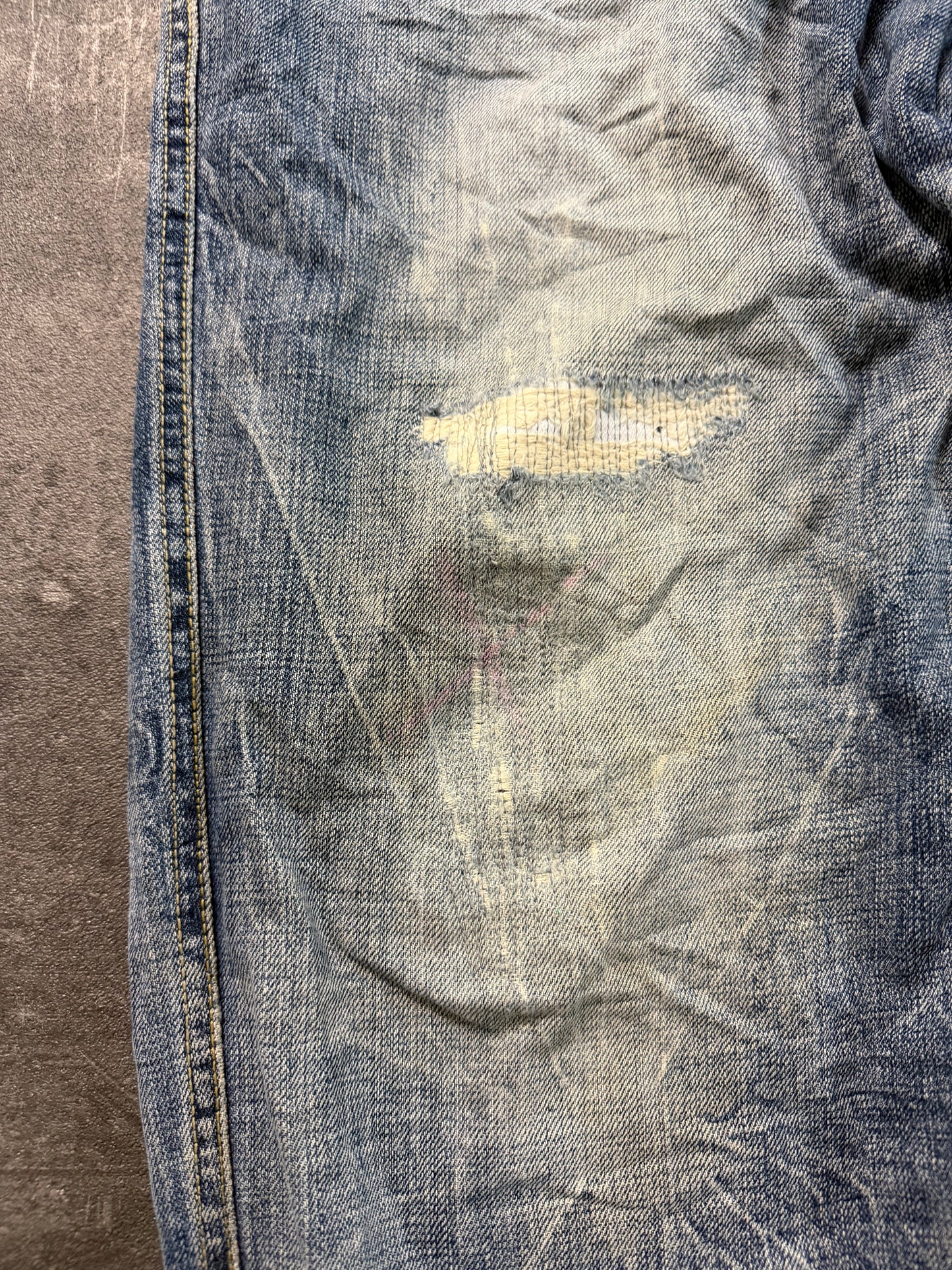CRAZY WASHED JAPANESE DENIM(L)