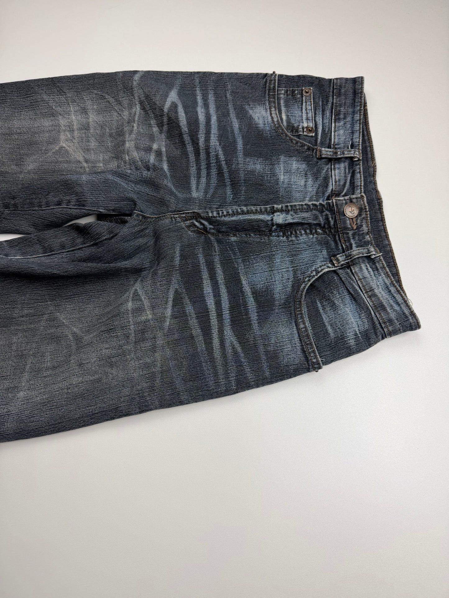 Japan Style Straight Fit Jeans(Xs)