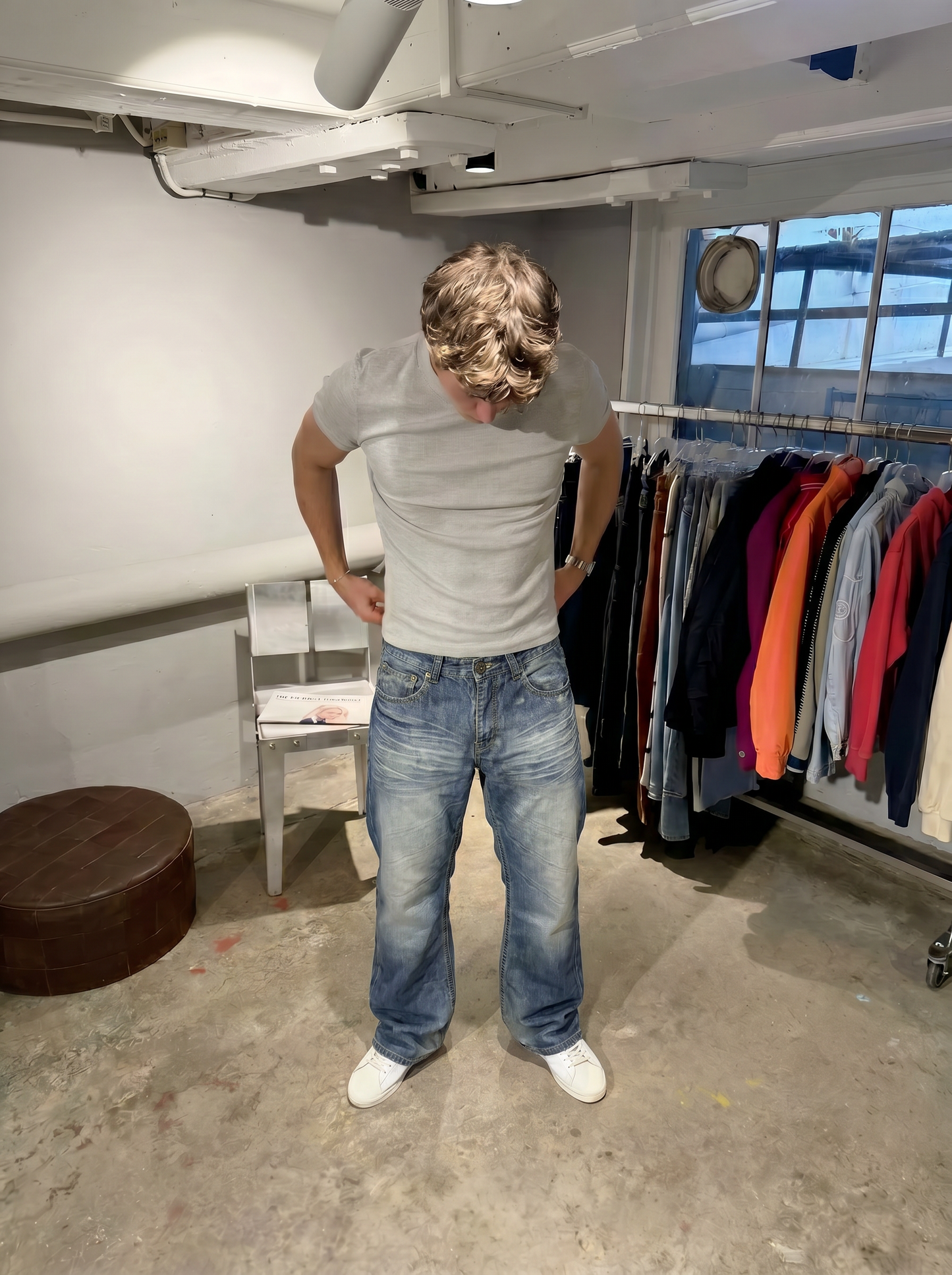 Japan Style Jeans Straight Fit(S)