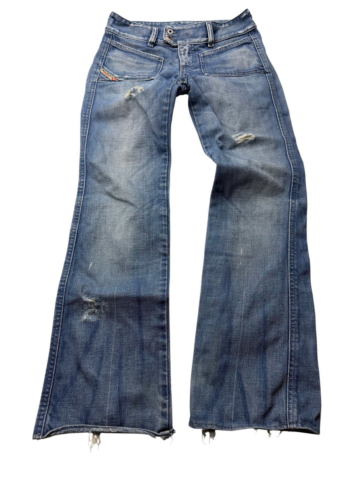 Jean évasé/bootcut Diesel des années 2000 (XXS)