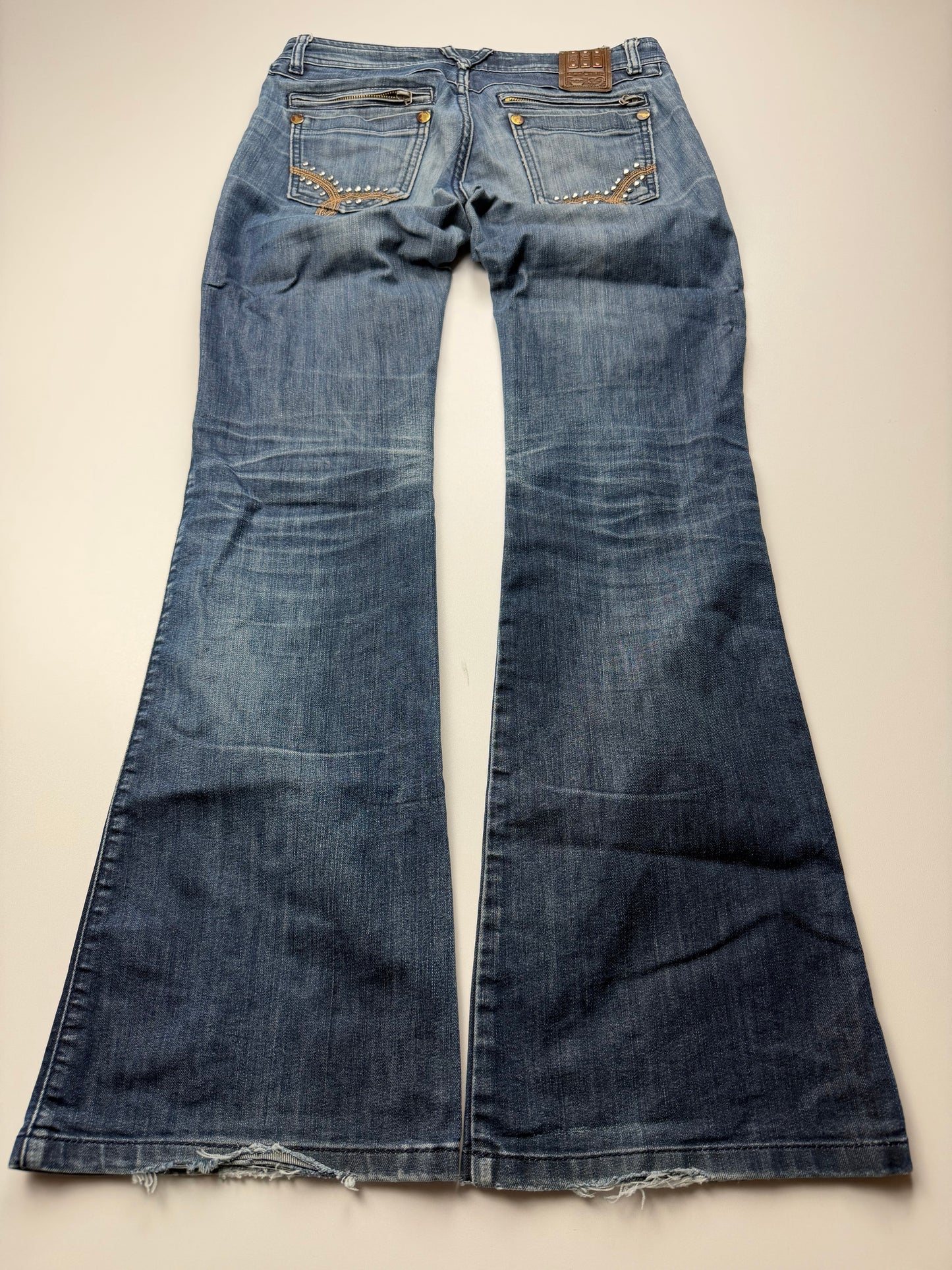 2000sFlared/Bootcut Y2k Jeans(S)