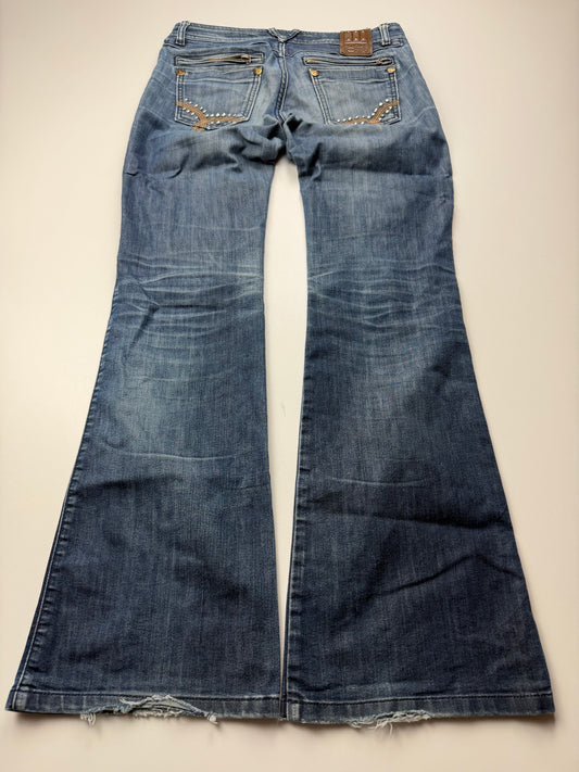 2000sFlared/Bootcut Y2k Jeans(S)