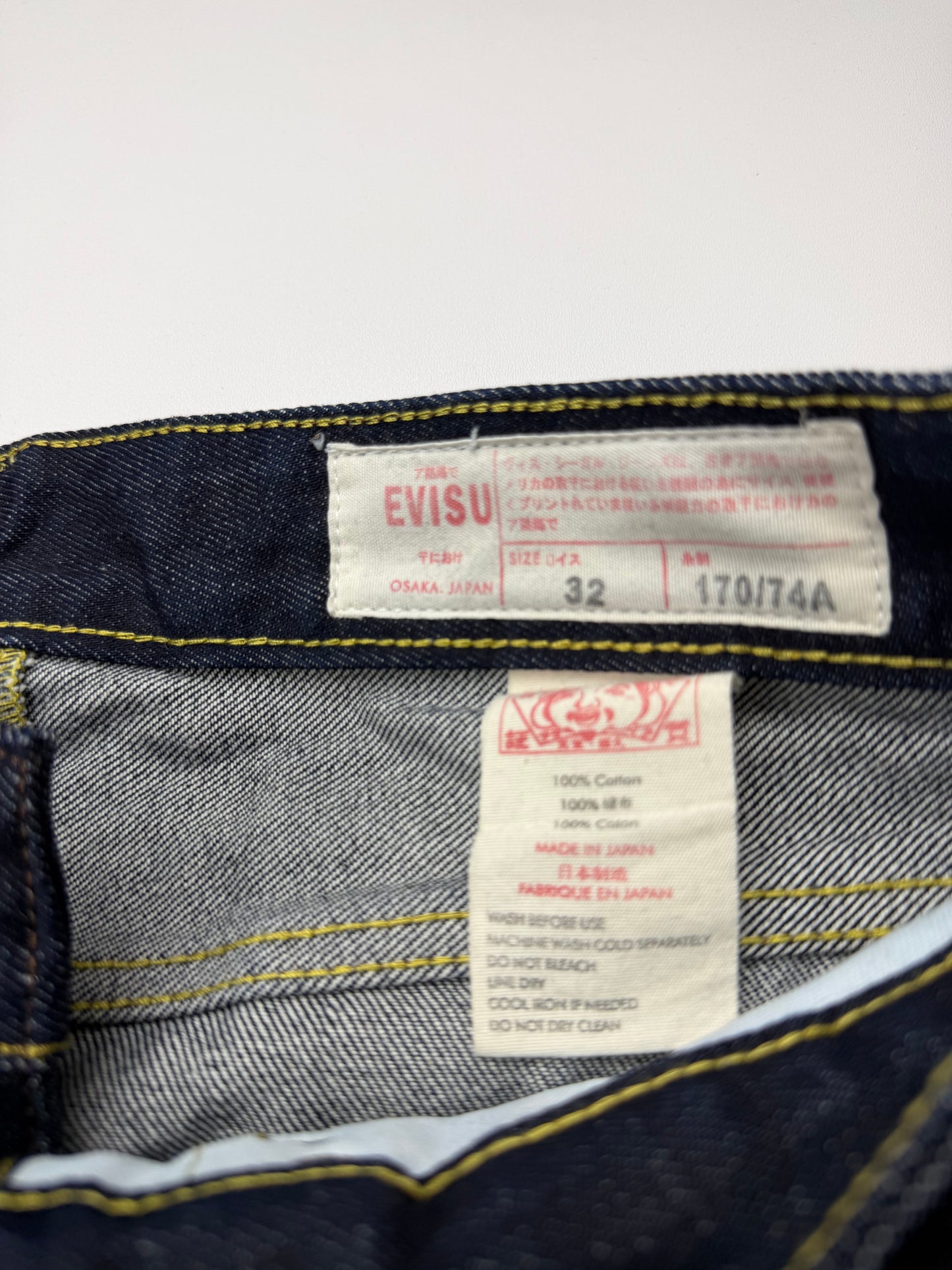 Evisu Straight Fit Jeans (S)