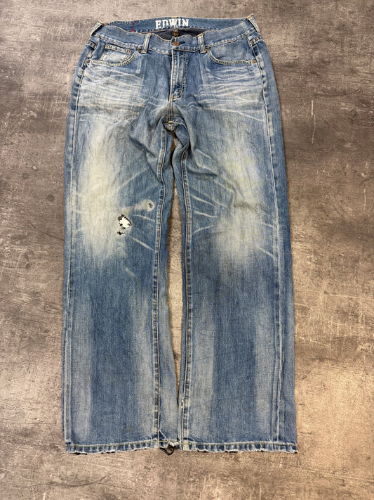 CRAZY WASHED JAPANESE DENIM(L)