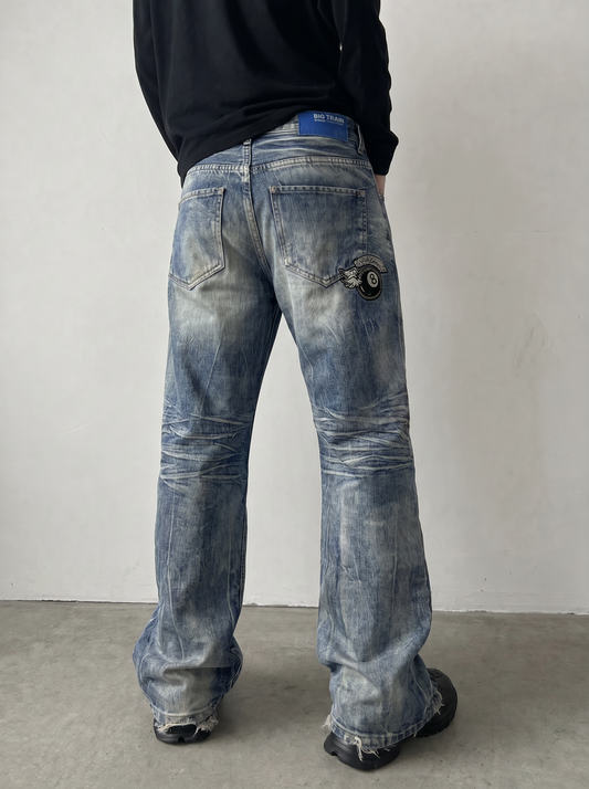 Japan Style Straight Fit Jeans (S)