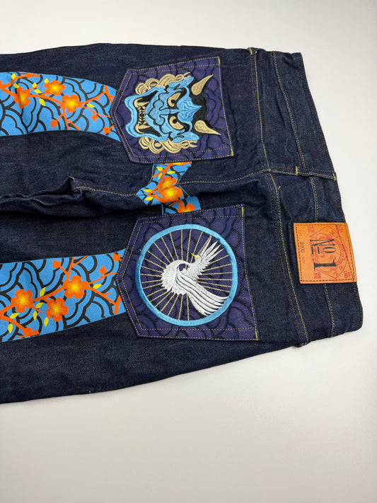 Evisu Straight Fit Jeans (S)