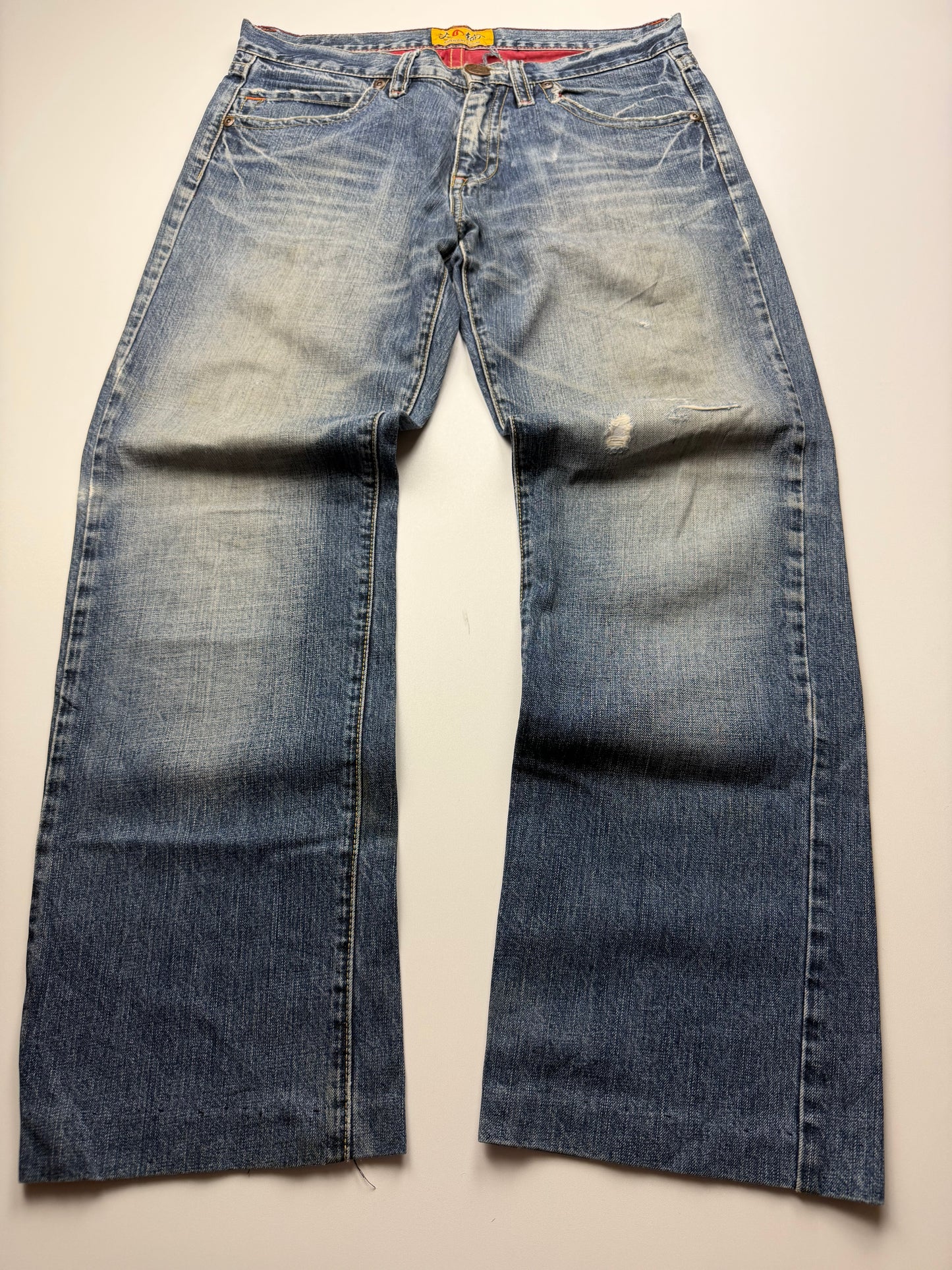 Japan Style Straight Fit Jeans (L)