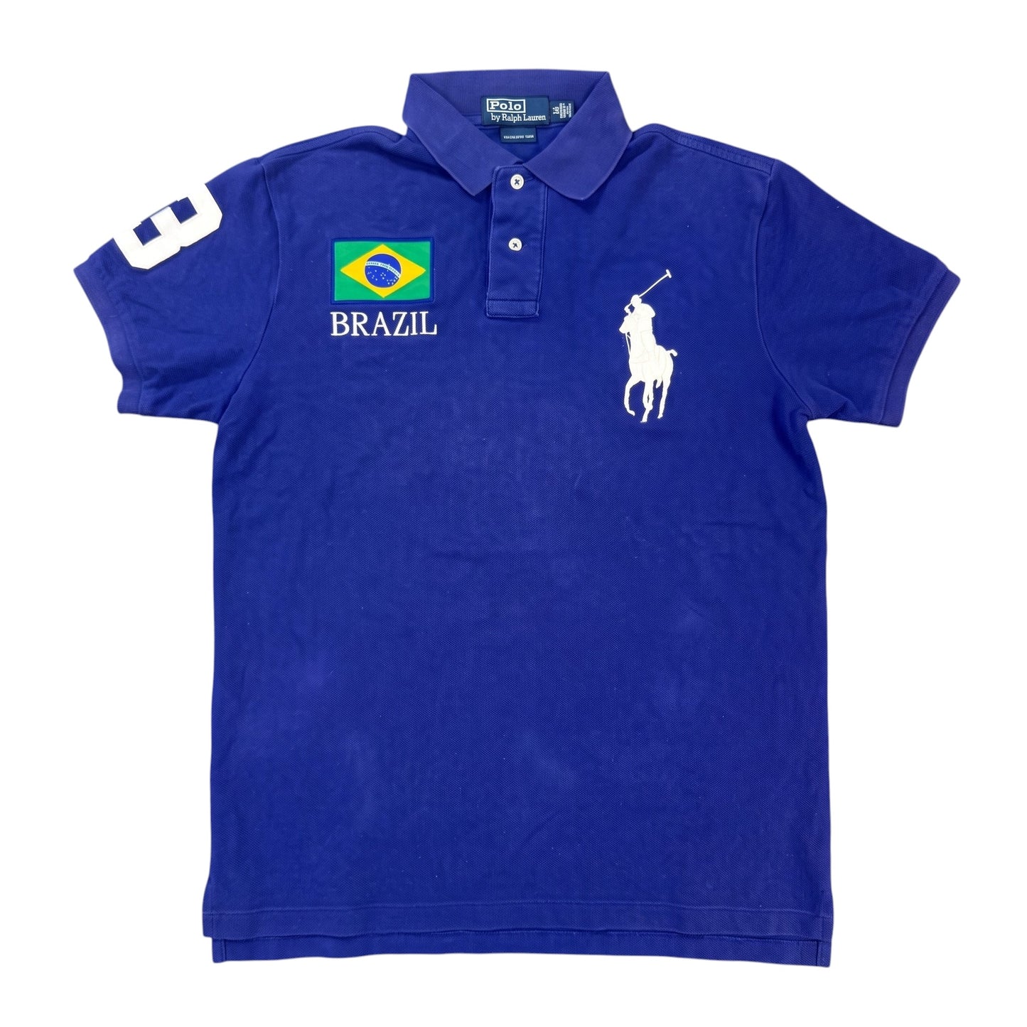Vintage Big Pony Ralph Lauren Brazil Polo(M)
