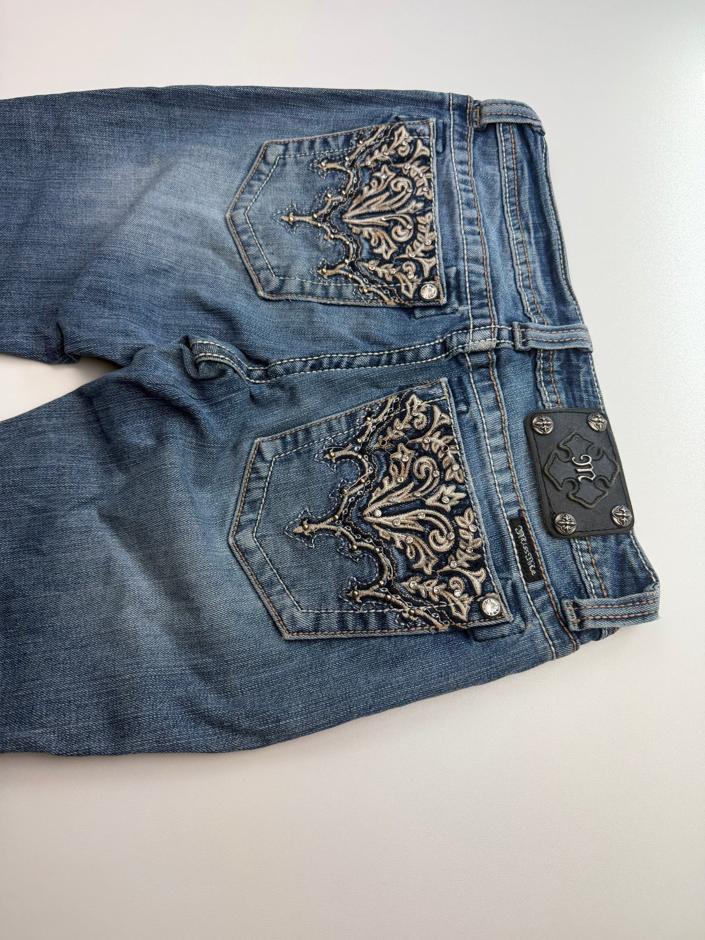 Miss me2000s Flared/Bootcut Low Rise Jeans(S)