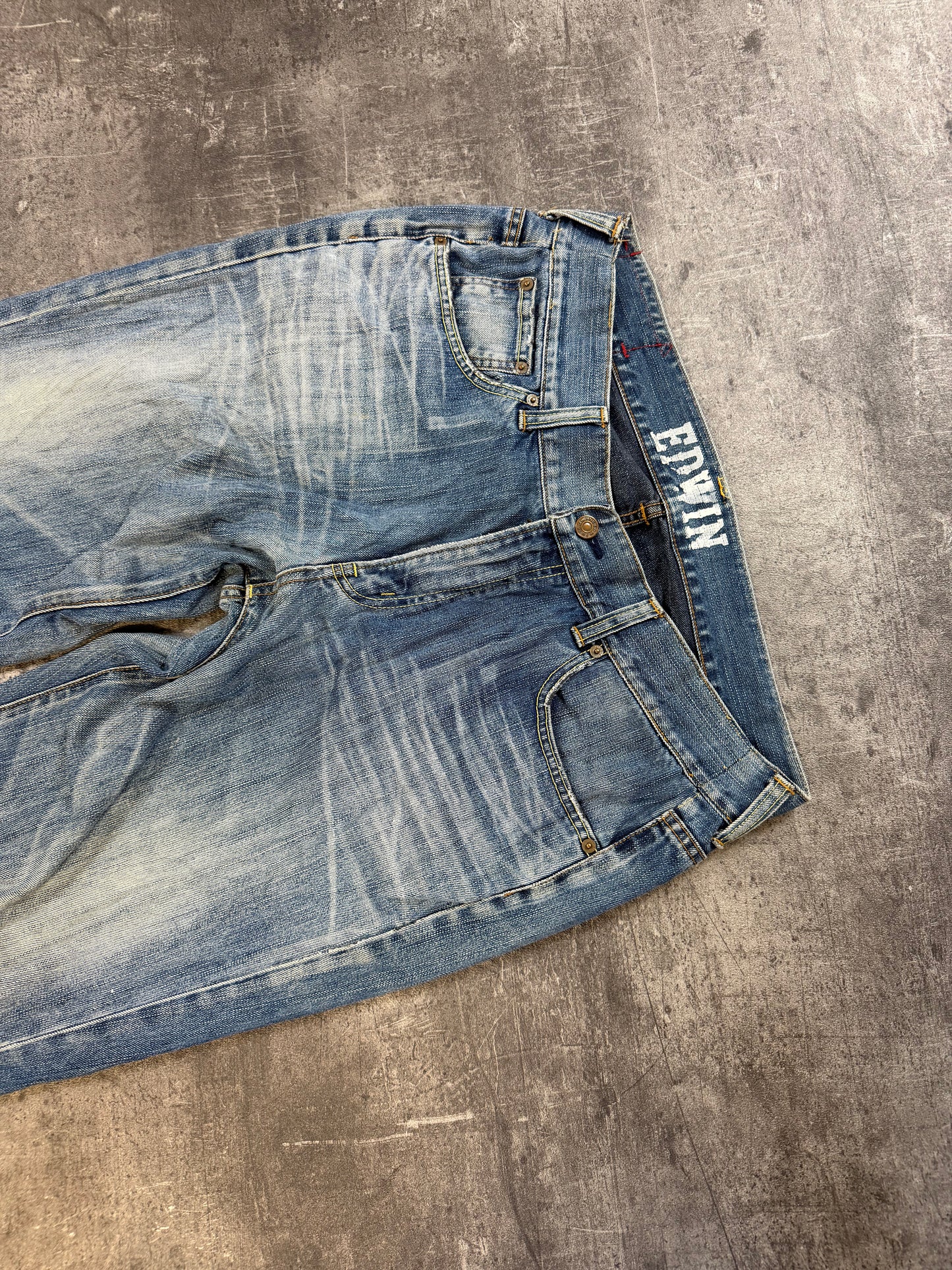 CRAZY WASHED JAPANESE DENIM(L)