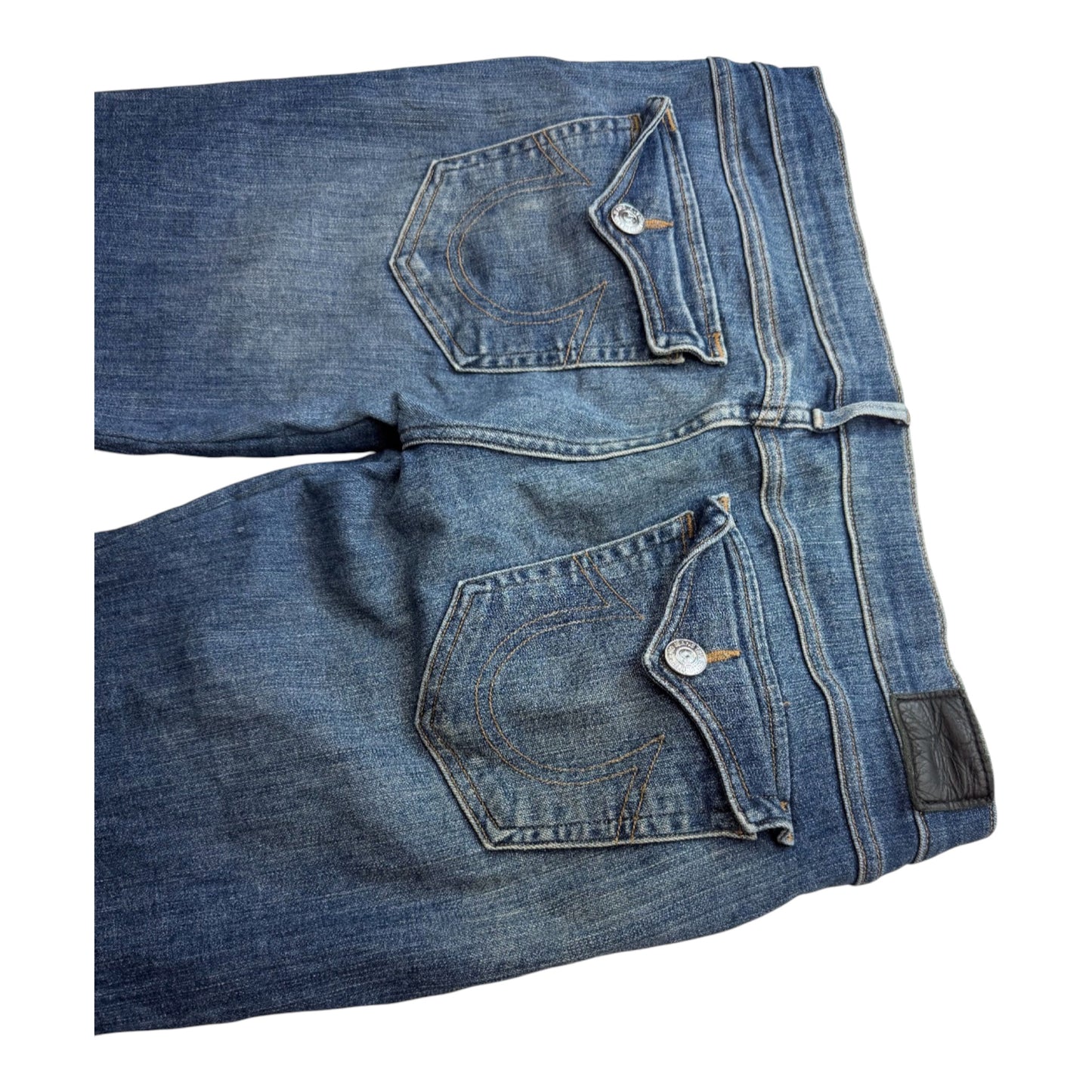 True Religion Flared/Bootcut Low Rise Jeans (M)