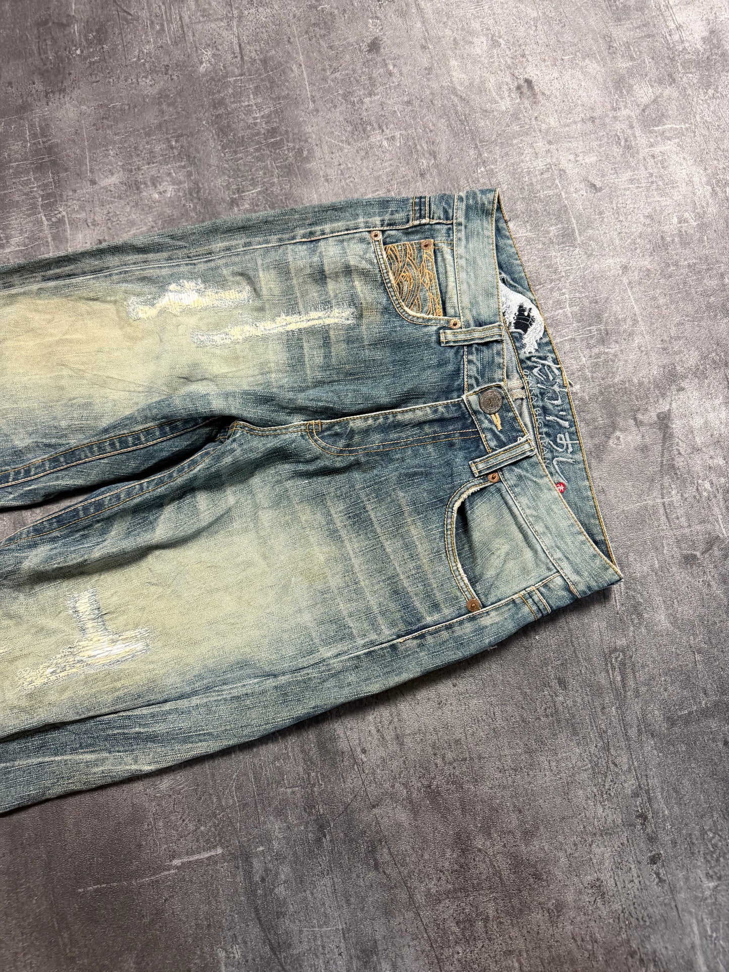 WASHED JAPANESE DENIM(M)