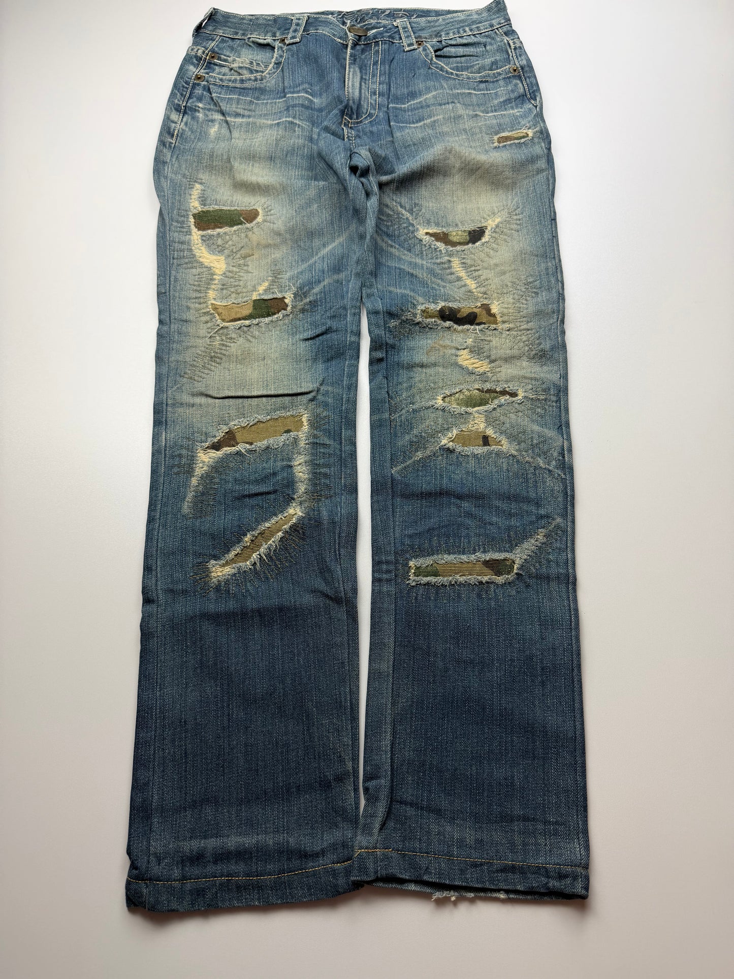 Japan Style Straight Fit Jeans(S)