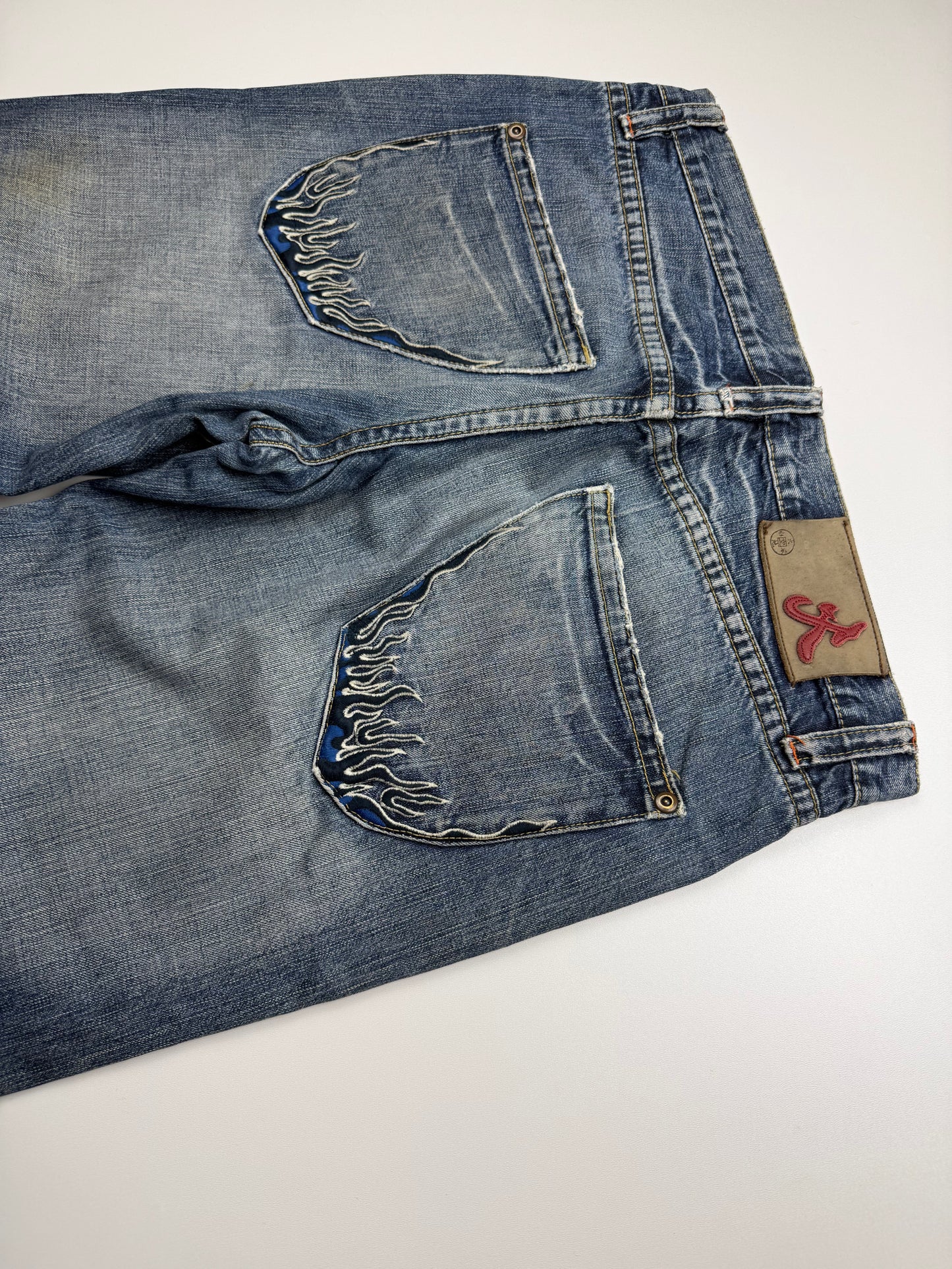 Japan Style Straight Fit Jeans (L)