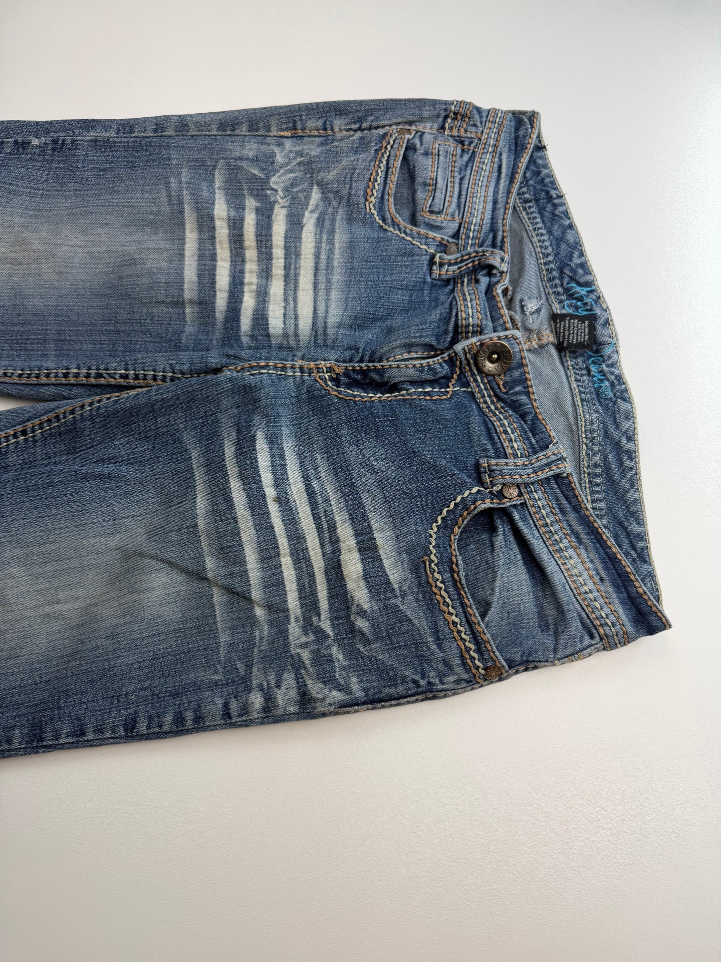 2000s Flared/Bootcut Y2k Jeans(S)
