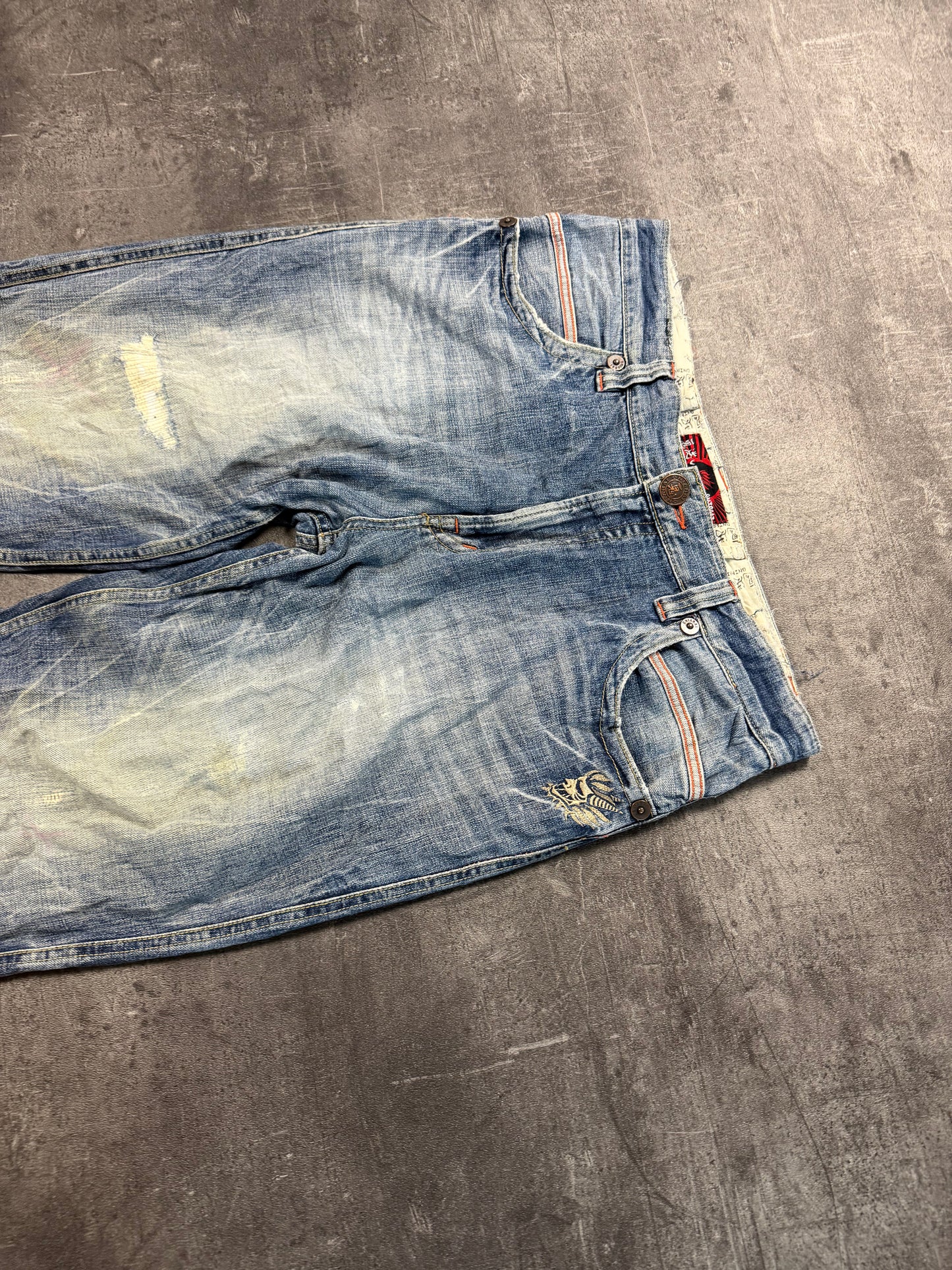 CRAZY WASHED JAPANESE DENIM(L)