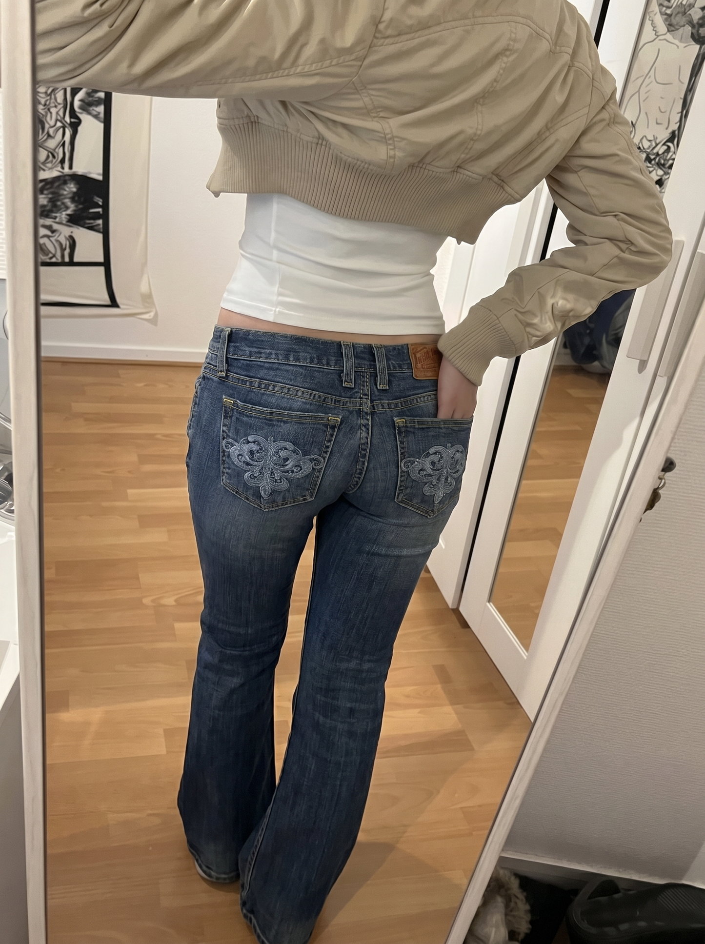 2000sFlared/Bootcut Y2k Jeans (S)