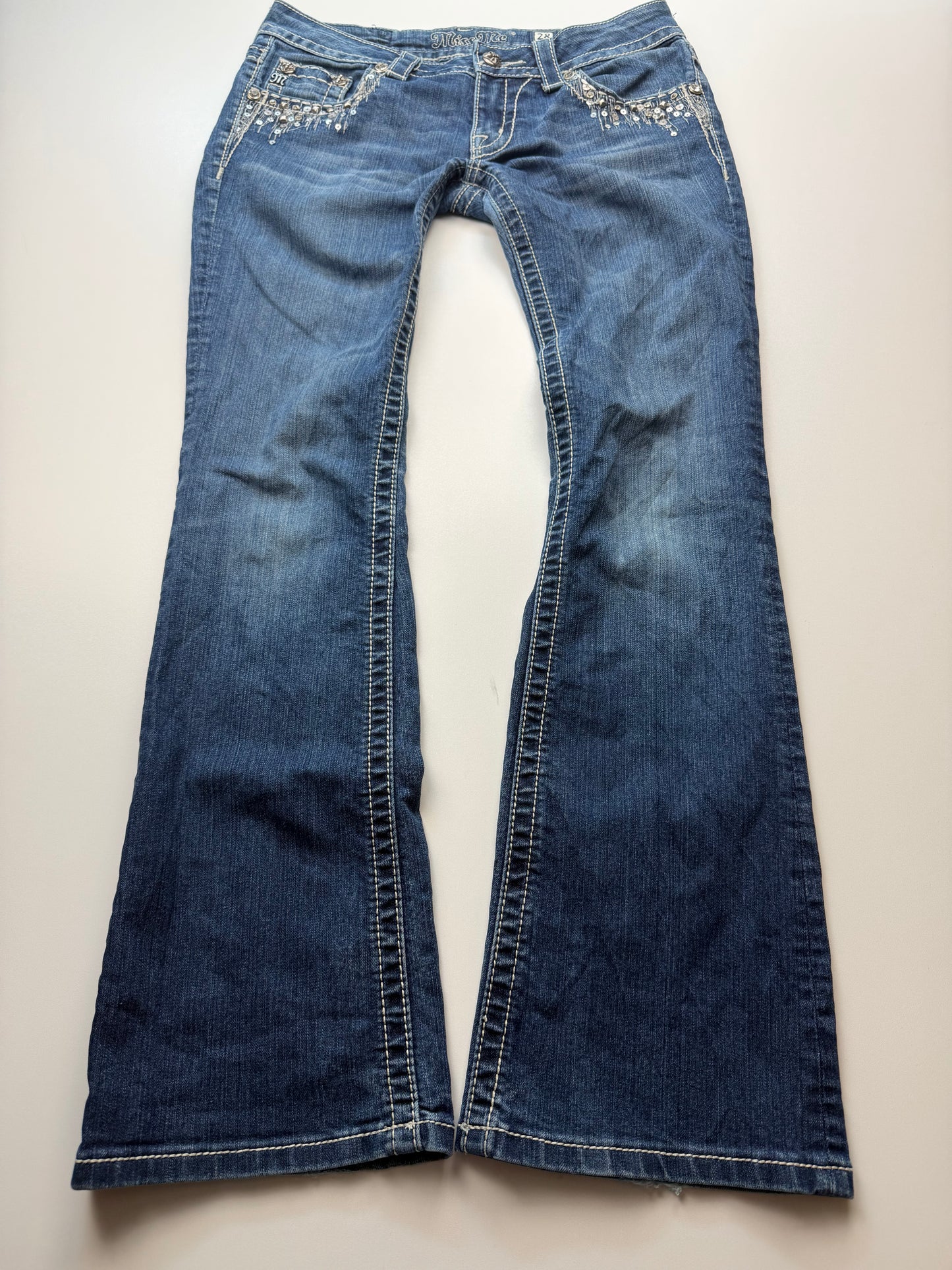 Miss me2000s Flared/Bootcut Low Rise Jeans(S)