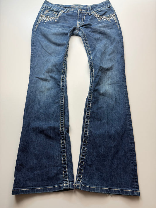 Miss me2000s Flared/Bootcut Low Rise Jeans(S)