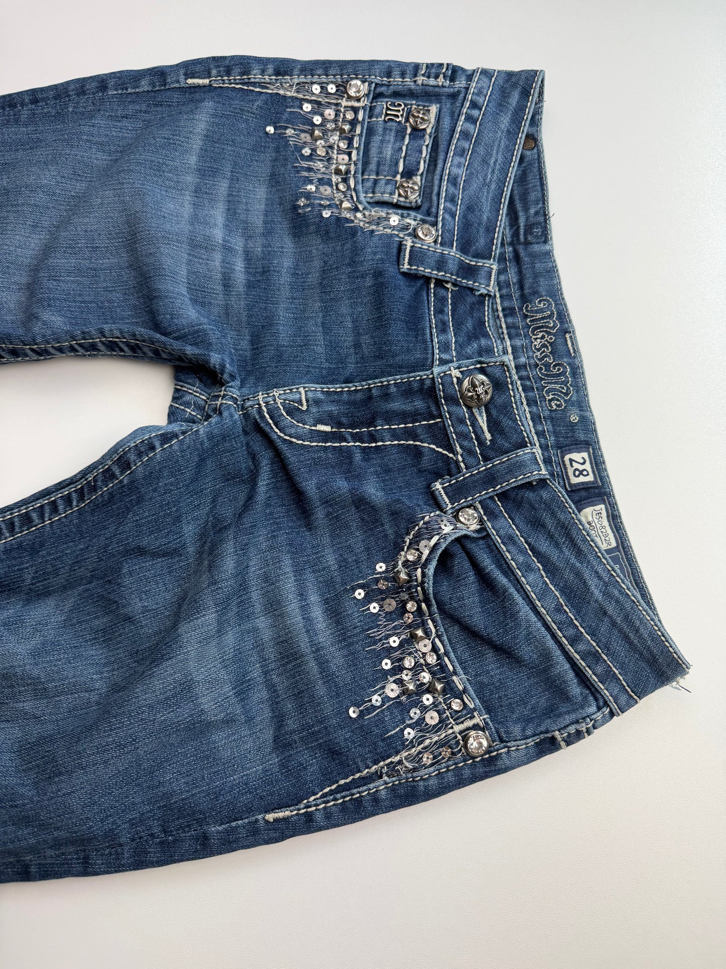 Miss me2000s Flared/Bootcut Low Rise Jeans(S)