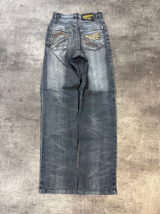 ULTRA WASHED PRINTED JAPANESE DENIM(XS)