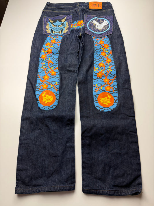 Evisu Straight Fit Jeans (S)
