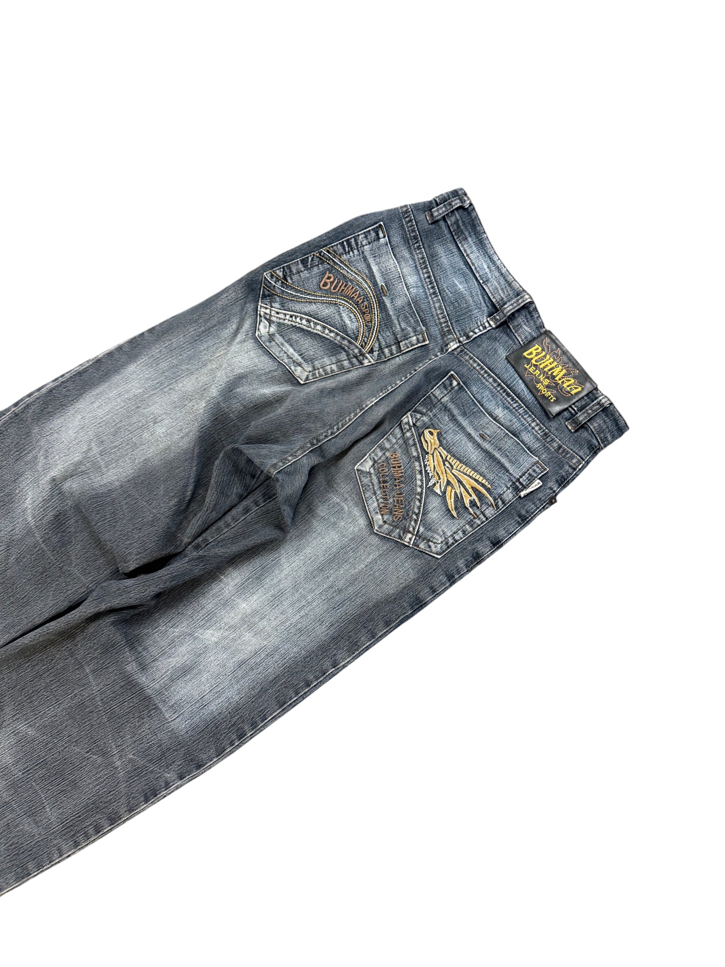 ULTRA WASHED PRINTED JAPANESE DENIM SLIM FIT(XS)