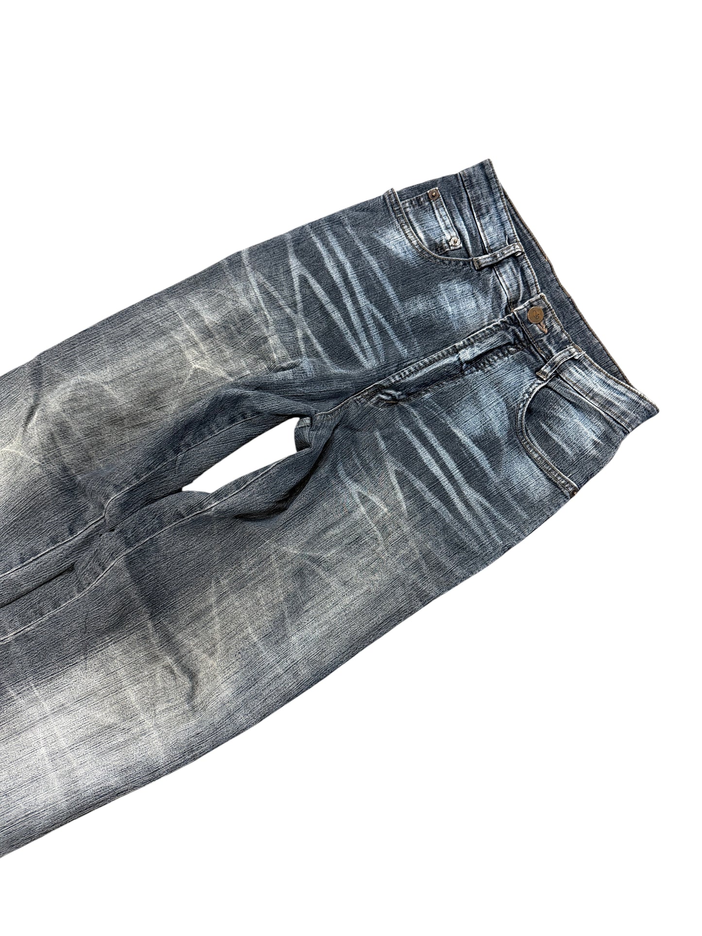 ULTRA WASHED PRINTED JAPANESE DENIM SLIM FIT(XS)