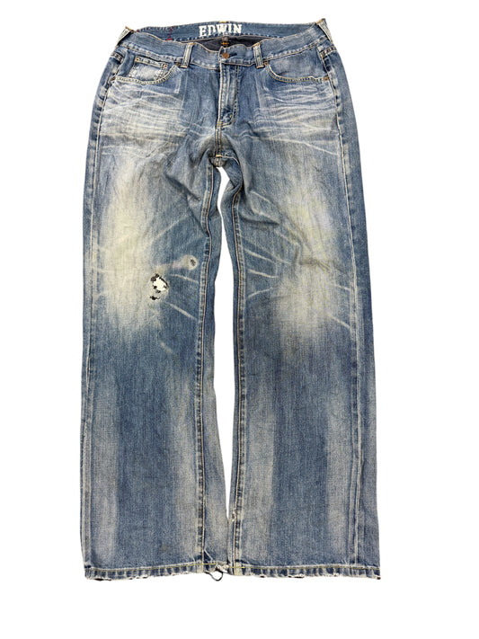 CRAZY WASHED JAPANESE DENIM(L)