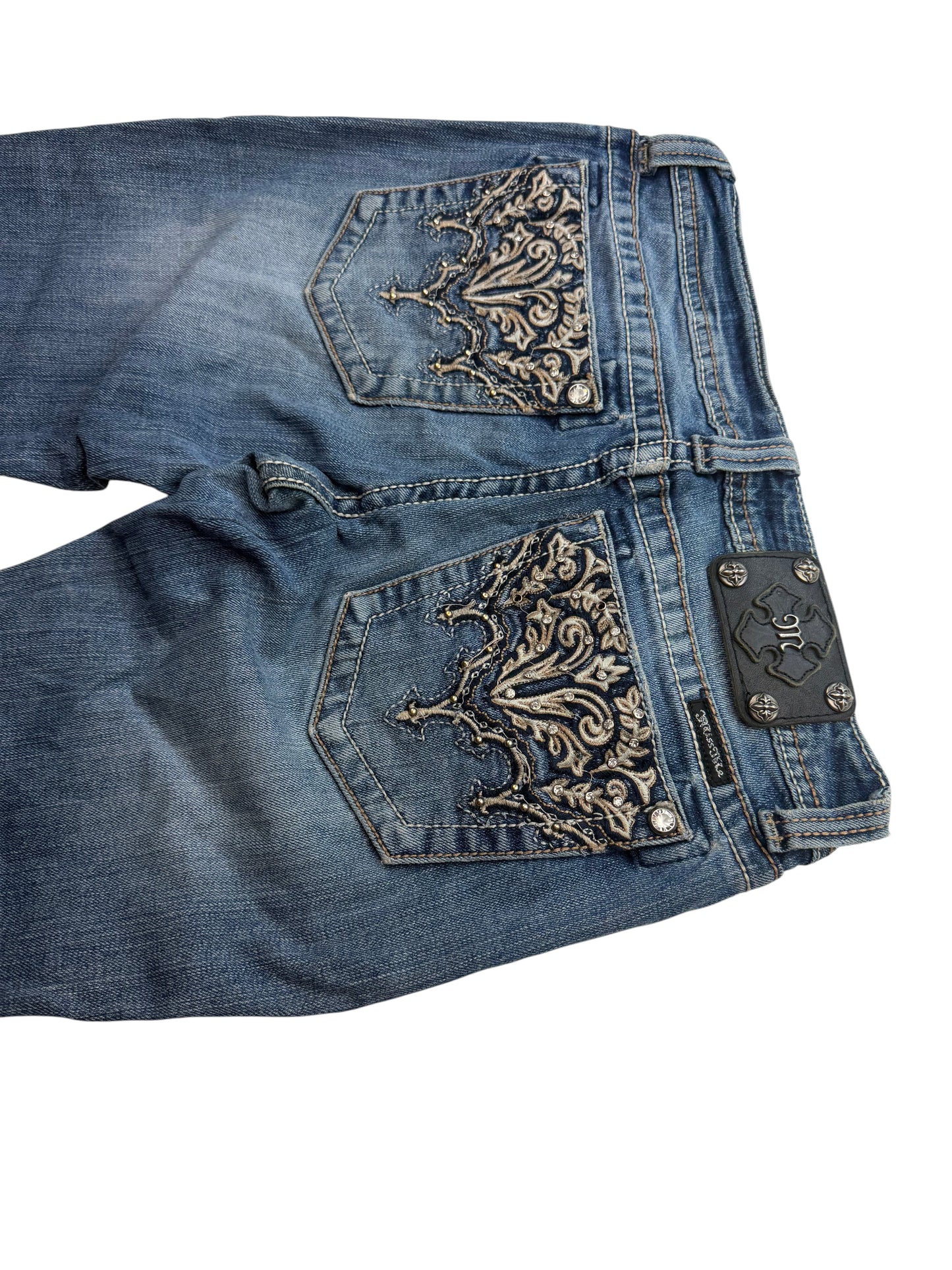 Miss me2000s Flared/Bootcut Low Rise Jeans(S)