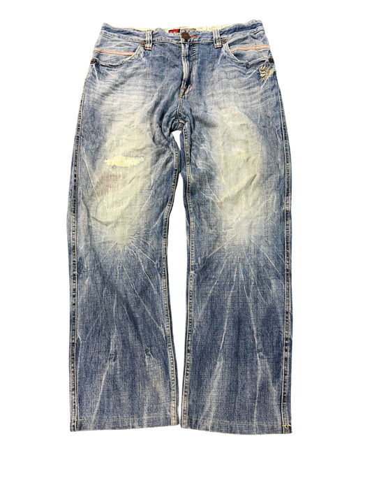 CRAZY WASHED JAPANESE DENIM(L)